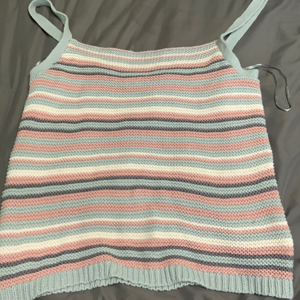 Pink rose tank top